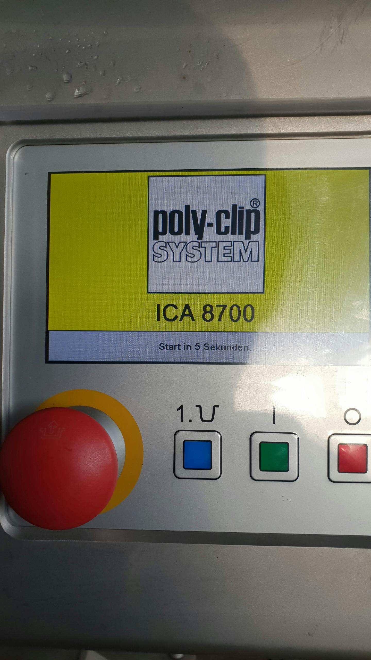 Unidad de control of POLYCLIP ICA 8700 